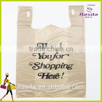 LDPE T-shirt bags,biodegradable plastic bags with printing