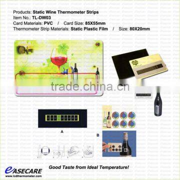Static Wine Thermometer With Customized Shape and Printing