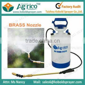 3L5L8L10L12L chemical sprayer with brass mist nozzle