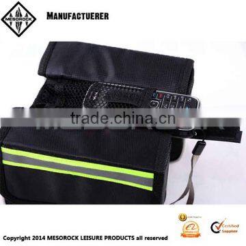 Mountain Bike Saddle Bicycle Front Tube Bag Pouch Cycling Frame Pannier 2 Sides Pack photo-2