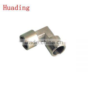 equal female stud elbow brass connector ,nickle planted brass elbow connector