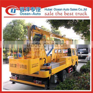 Double Cab 14-16m Telescopic High-altitude Working Truck photo-3