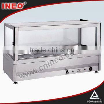 Restaurant Commercial Stainless Steel 8 Pan Hot Food Display/Hot Food Warmer Bain Marie