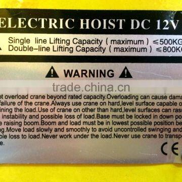 360 Degrees Adjustable 500kg Electric Winch Hoist Truck Crane photo-5