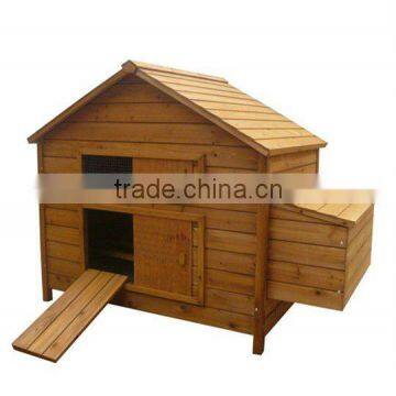 Wooden Chicken Coop with egg crate