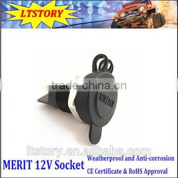 Merit 12V Power Socket Black Color photo-3