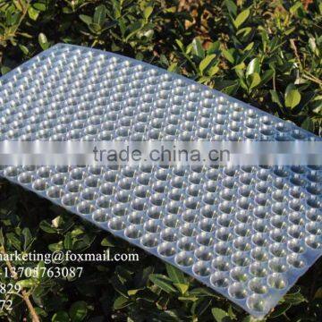 434 Holes Transparent Plastic Paddy Seed Starting Tray for Rice Propagation/Parachute Seedling trays