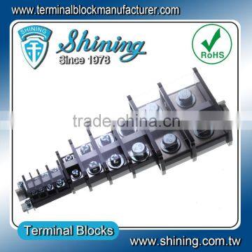 TA-200 35mm Din Rail 600V 200 Amp Bus Bar Terminal Block Connector