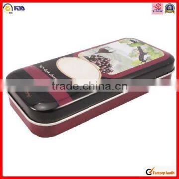 Rectangle Chocolate Flocking Gift Tin Box photo-3