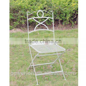 Wrought Iron Stylish Light Green Square Coffe Table Patio Set photo-4