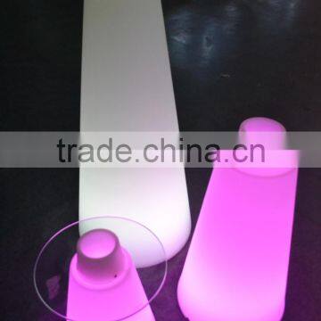 Rechargeable Battery Multicolor Change Glowing Led Square Cocktail Table photo-4