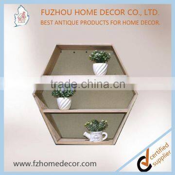 2017 Top Sell Wooden Wall Shelving With Popular Shape for Wall Decoration and Storage photo-2