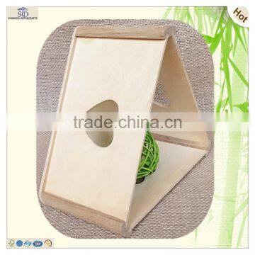 Cheap Triangle Laser Cutting Lacy Wooden Chocolate Pot Box photo-4