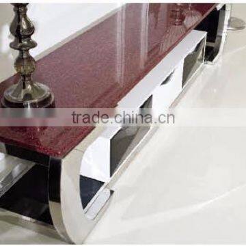 High Quality Best Seller Long Lifetime Marble Top TV Stand E347 photo-3