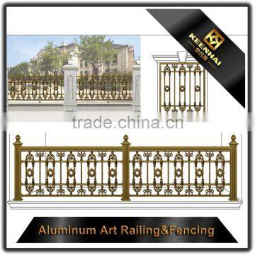 Color Powder Coated Cast Aluminum Villa Outdoor Garden Fencing
