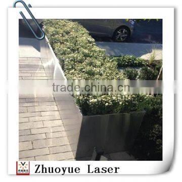 Stainless Steel Flower Planters With Laser Cutting Bending and Welding/sheet Metal Farication/metal Flower Pots Fabrication photo-2
