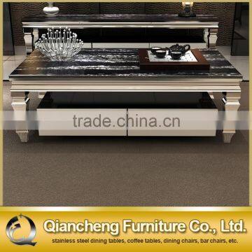 Popular Metal Base Marble Center Table Decorations Coffee Table photo-2