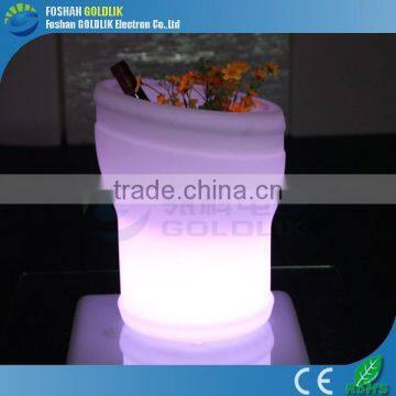 Colorful Changing Plastic Beer Barrel Cooler With LED Light photo-3