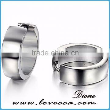 Hot sale Boys 316L stainless steel earrings stud with silver color