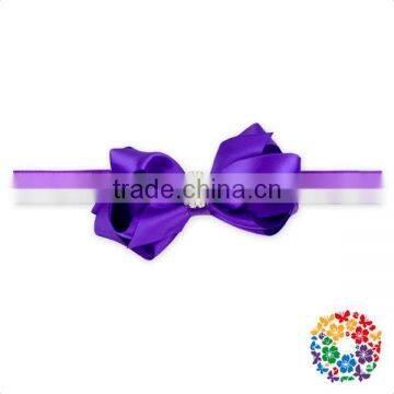 Baby Girls Hair Decoration Diamond And Sequin Bow Headband