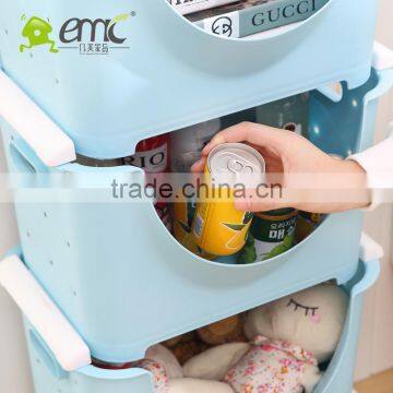 Stacking Baskets, Plastic Stacking Baskets, Plastic Handle Stacking Baskets photo-5