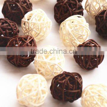 Colorful Rattan Ball/ Large Wicker Ball for Christmas Decoration. photo-3