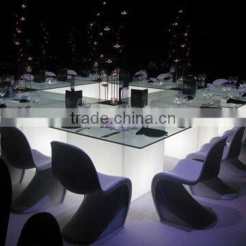 Shenzhen 40cm Sturdy Stylish Illuminated LED Cube Seat photo-3