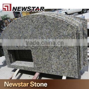 Newstar China Wholesale Hotel L Shape Vanity Bathroom Luxury Granite