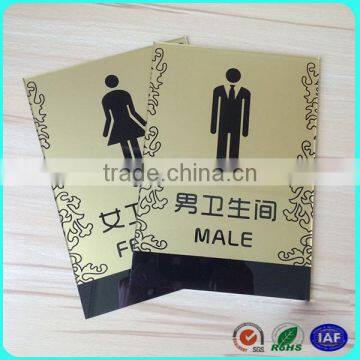 Wall Mount Acrylic Sign Toilet Sign Holder photo-4