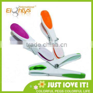 100% New Material 24pcs Multifunctional TPR Plastic Clothes Peg photo-2