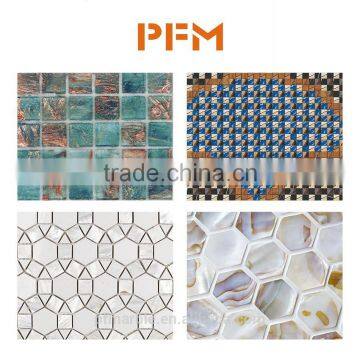 cheap different types wall mosaic tiles for sale