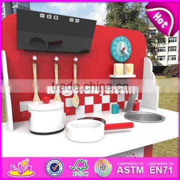New Design Children Play Kitchen Set Boys Wooden Pretend Kitchen Set W10C291 photo-5