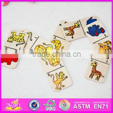 2016 Hot Sale Educational Children Wooden Domino Building Blocks W15A067 photo-6