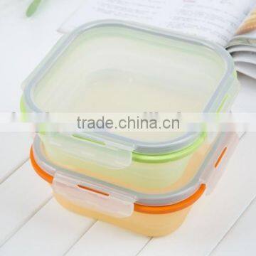 Silicone Food Grade Small Fruit Box Airtight Lunch Box photo-5