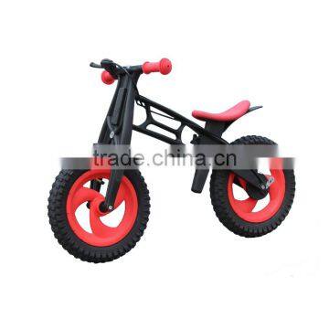 12'' New design high-tech extreme light children balance plastic bicycle