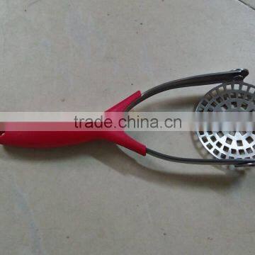 Food grade stainless steel potato masher potato presser rotatable masher