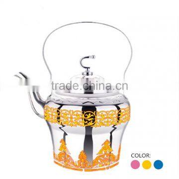Arab Style 1.0l Gold Tea Pot With Stainer Stainless Steel Decorative Tea Kettles photo-2