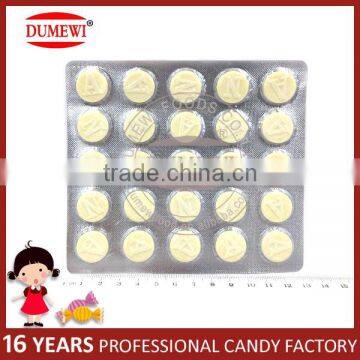 Words Printing Nutritious Dry Milk Round Tablet Candy Goat Milk Tablet photo-3