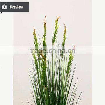 110 / 140 / 170cm Dongguan Artificial Grass Potted Onion Grass With Wheat Spray for Indoor Decoration photo-2