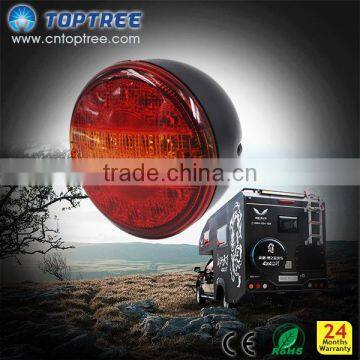 12V 24V Clear hamburger led tail light for tailer truck