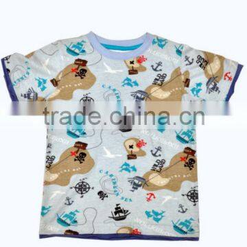 Organic cotton Kids all over print T shirt