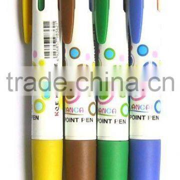 Plastic logo ballpoint pen for promotion and advertising