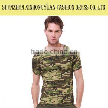 Newest Design Short Sleeve Custom Camo t Shirt photo-4