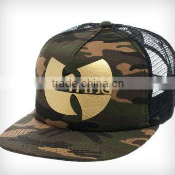 2015 New Style Camo Gold Screen Printed Trucker Hats photo-4