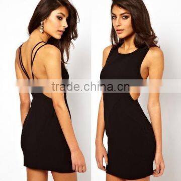 GZY Sexy Women Black Fit and Slim Baby Dress photo-3
