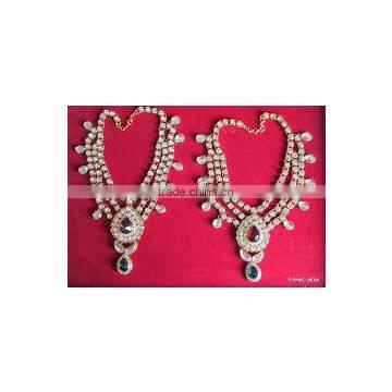 Anklets PAYAL CRYSTAL BAREFOOT SANDAL PAIR photo-2