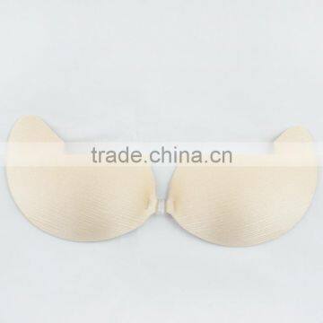 V Shape Front Buckle Push up Adhesive Bra With Pad photo-2