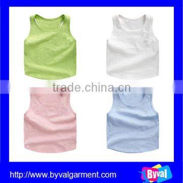 Good quality sleeveless t shirts for boy kids,heath soft tank top