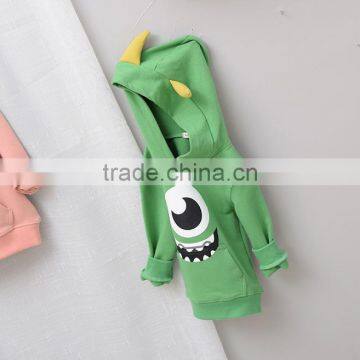 YE5216 Autumn 2017 Children Clothing Cotton Long-sleeved Children Hooded Coat photo-5