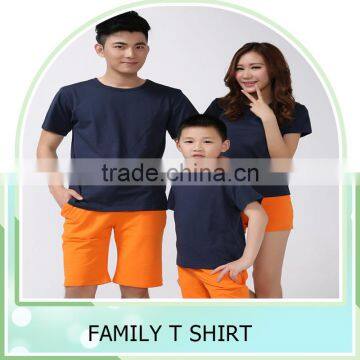 new fashion 2016 summer childrens t-shirts for family clothes mother father son family t shirts cotton parent-children tops